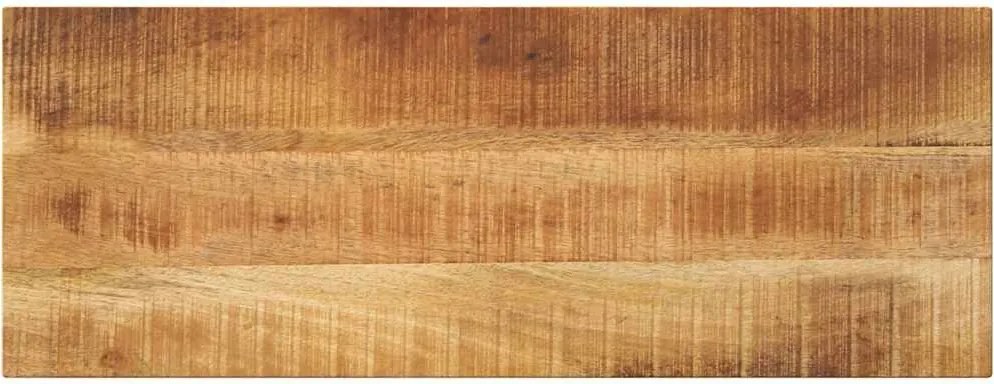 vidaXL Tampo de mesa retangular 70x40x3,8 cm mangueira áspera maciça