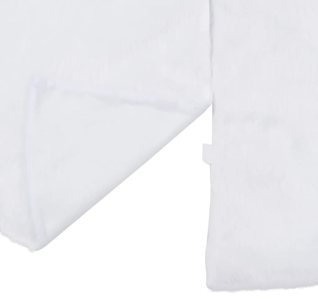 Saia para árvore de Natal 150 cm pelo sintético branco