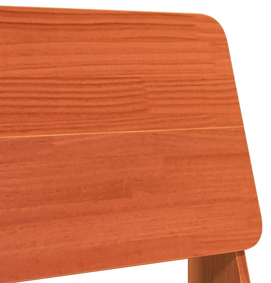 Cadeiras de jardim 2 pcs 60x64x70,5cm pinho maciço castanho-mel