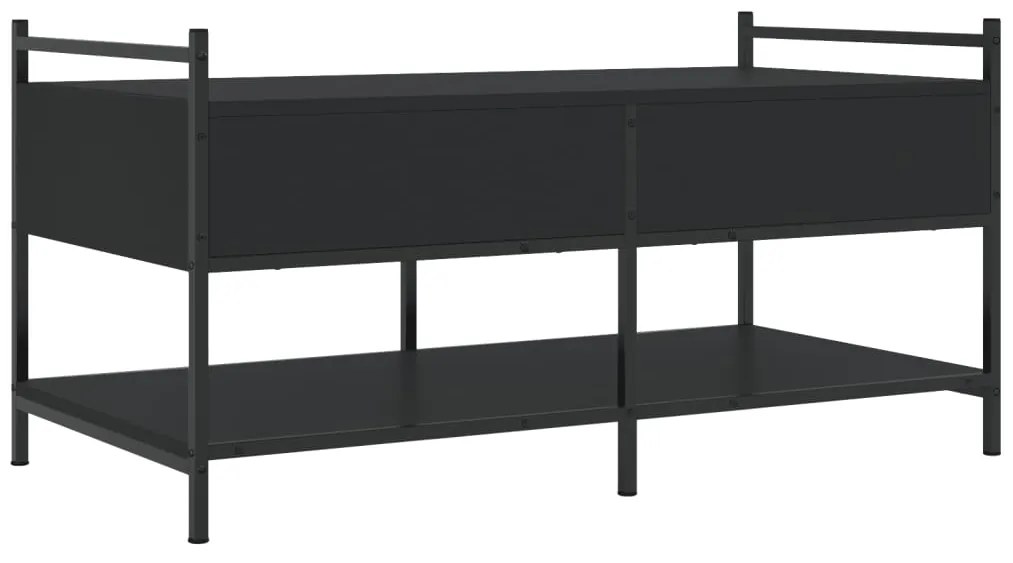 Mesa de centro 99x50x50 cm derivados de madeira preto