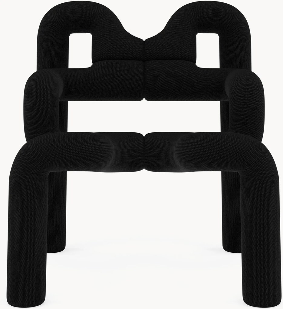 Poltrona em lã tricotada Ekstrem