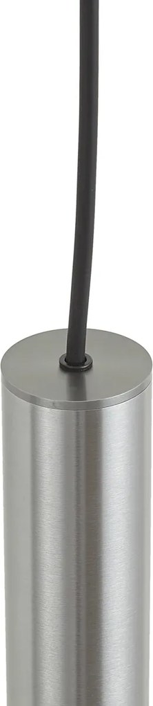 Candeeiro suspenso de design cor de chumbo GU10 50mm IP44 - Tuba