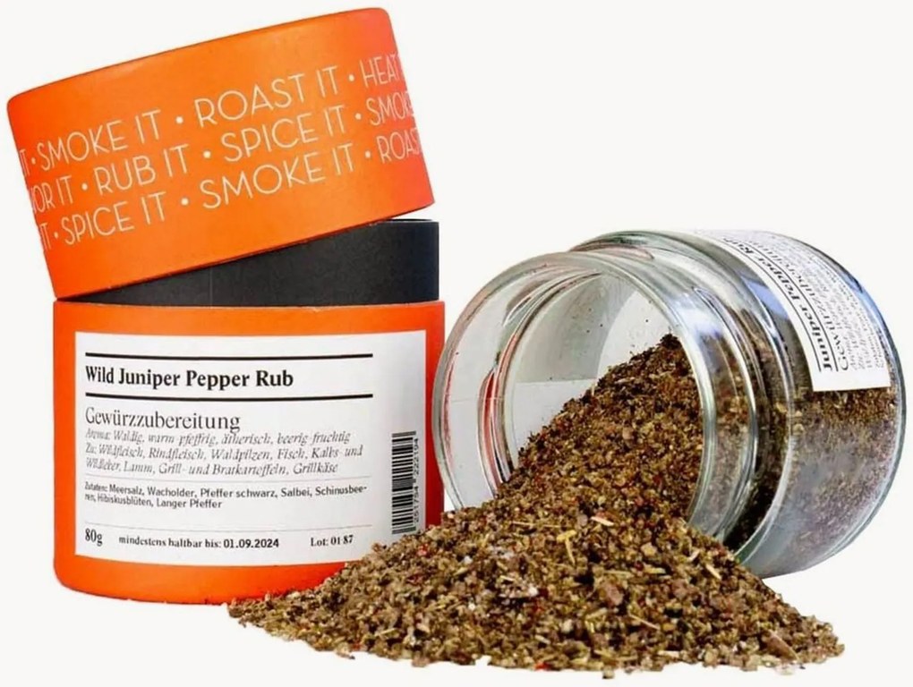 Especiarias para churrasco Wild Juniper Pepper Rub