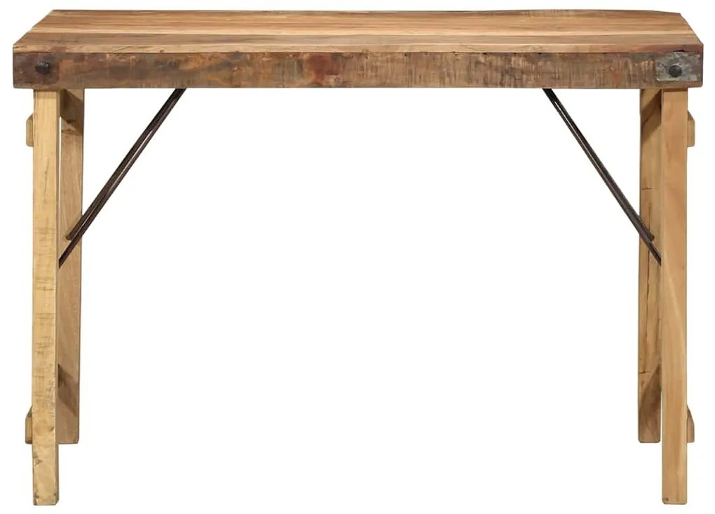 Mesa de Jantar vidaXL 110x55x76 cm Madeira Recuperada