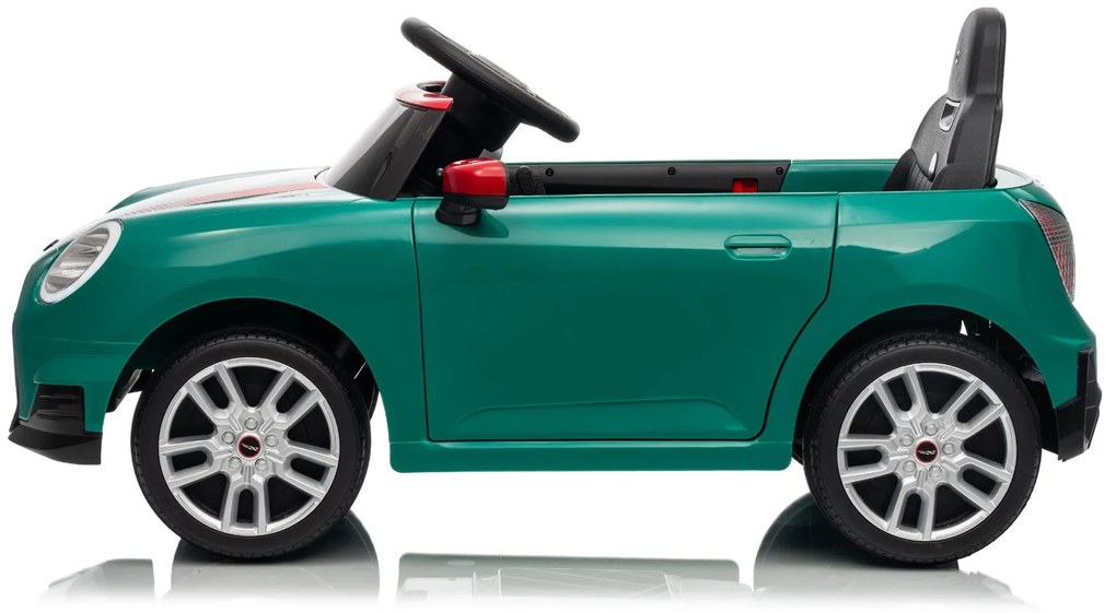 Carro elétrico para crianças 12V Mini Cooper MP3 Player com Controlo remoto, bateria de Lítio Licença Original Verde