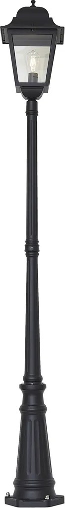 Lanterna de exterior clássica preta 220cm IP44 - Big