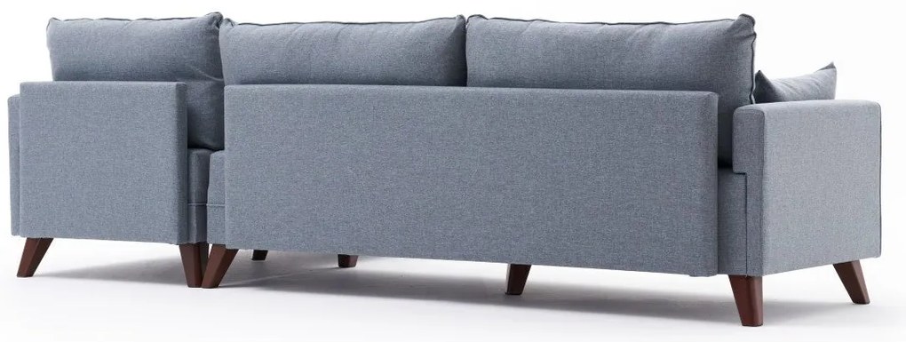 Sofá de Canto Bella – Azul – 275 cm x 85 cm x 165 cm