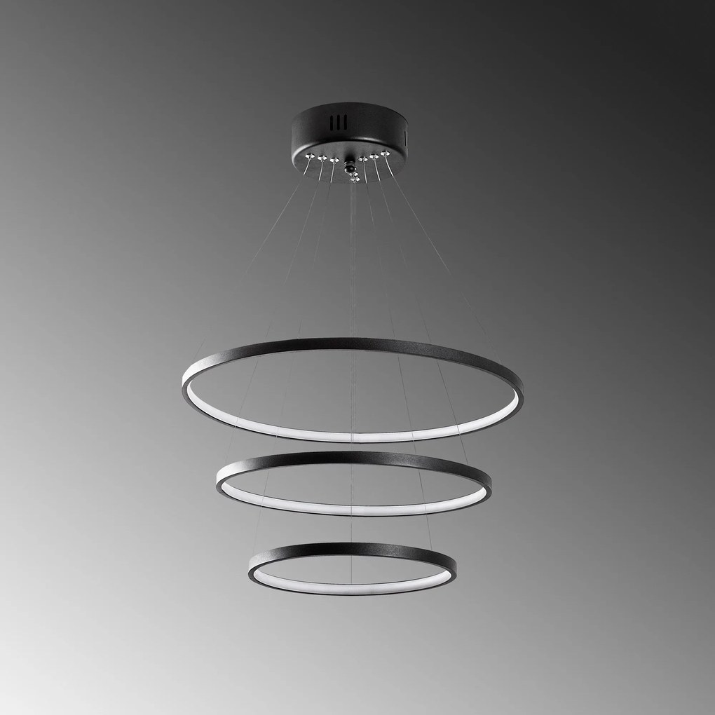 Chandelier Simit – Preto – 50x80x50 cm