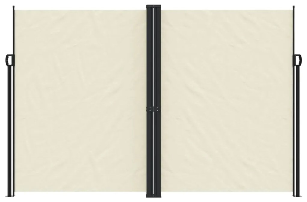 Toldo lateral retrátil 220x600 cm cor creme