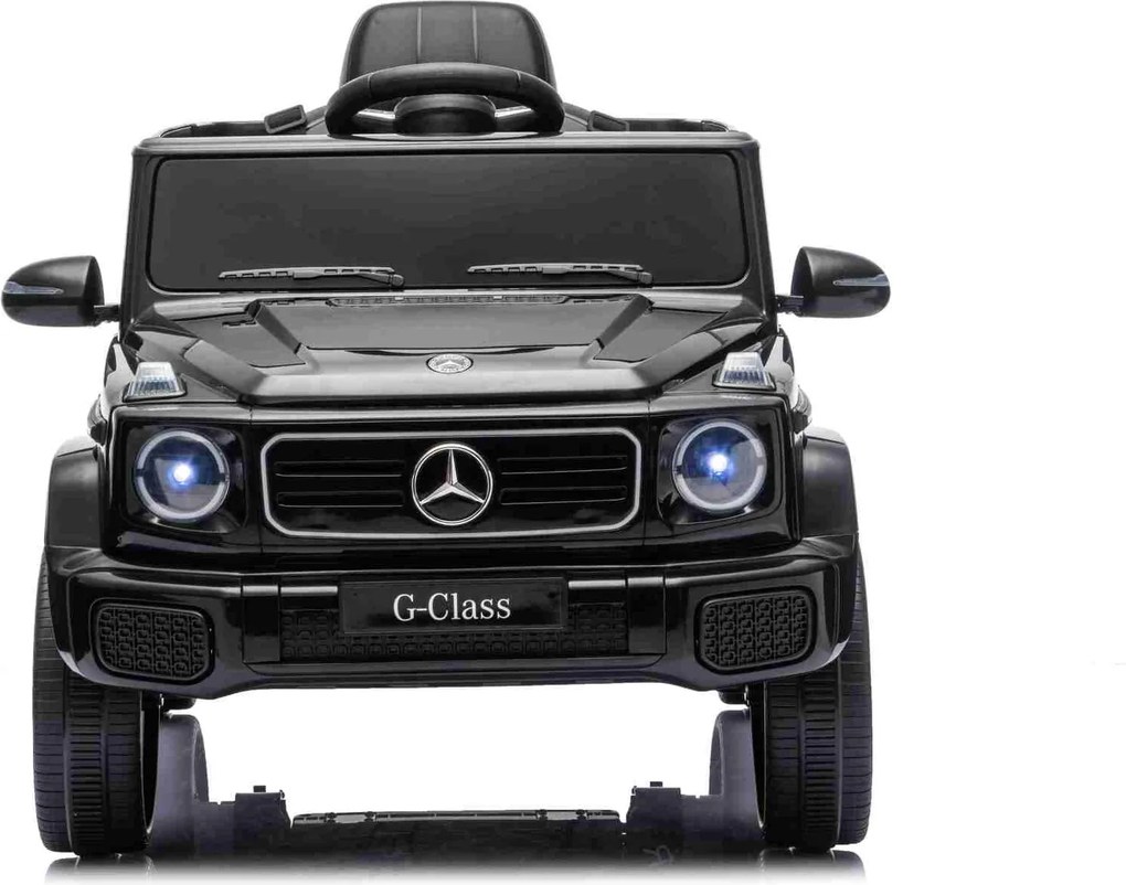 Carro elétrico Crianças 3 a 7 anos Mercedes-Benz 12V G580 Bateria Lìtio, controlo Remoto Preto