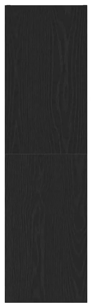 Estante de TV em Carvalho Preto, Medidas 30,5 x 30 x 110 cm, Feita de