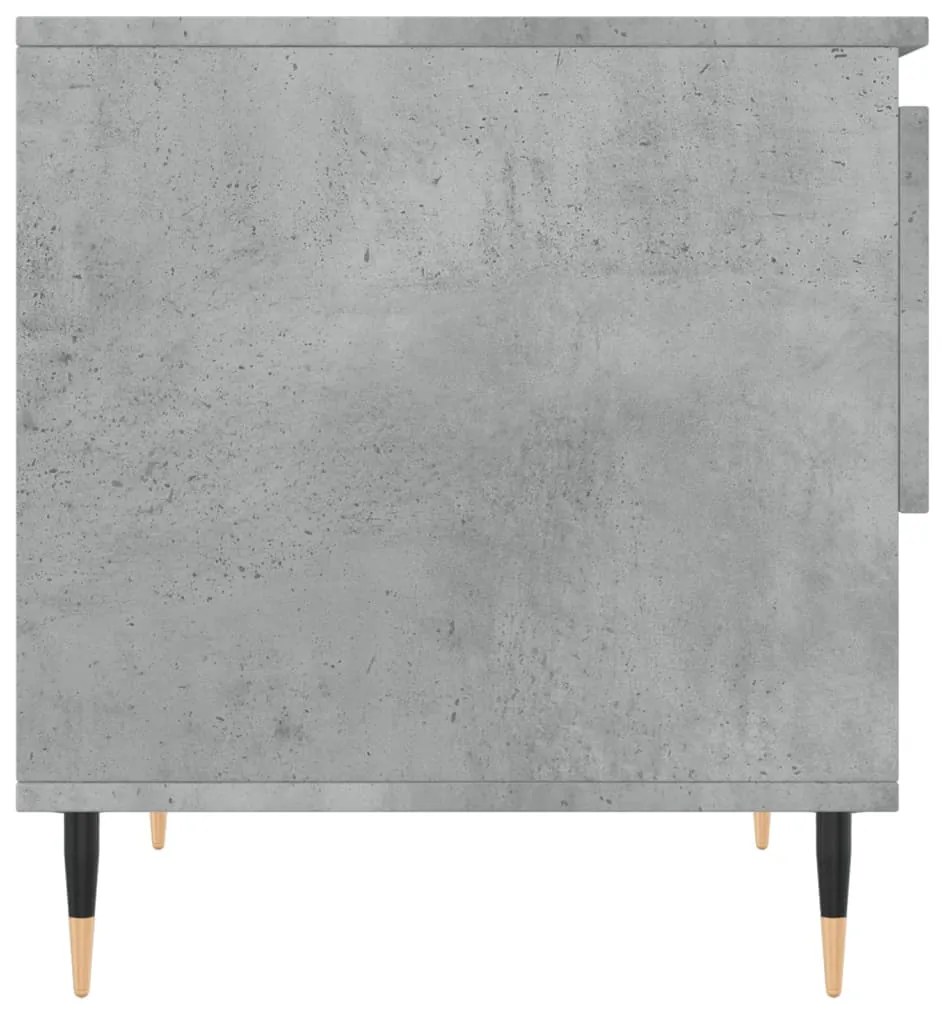 Mesas de centro 2 pcs 50x46x50 cm deriv. madeira cinza-cimento