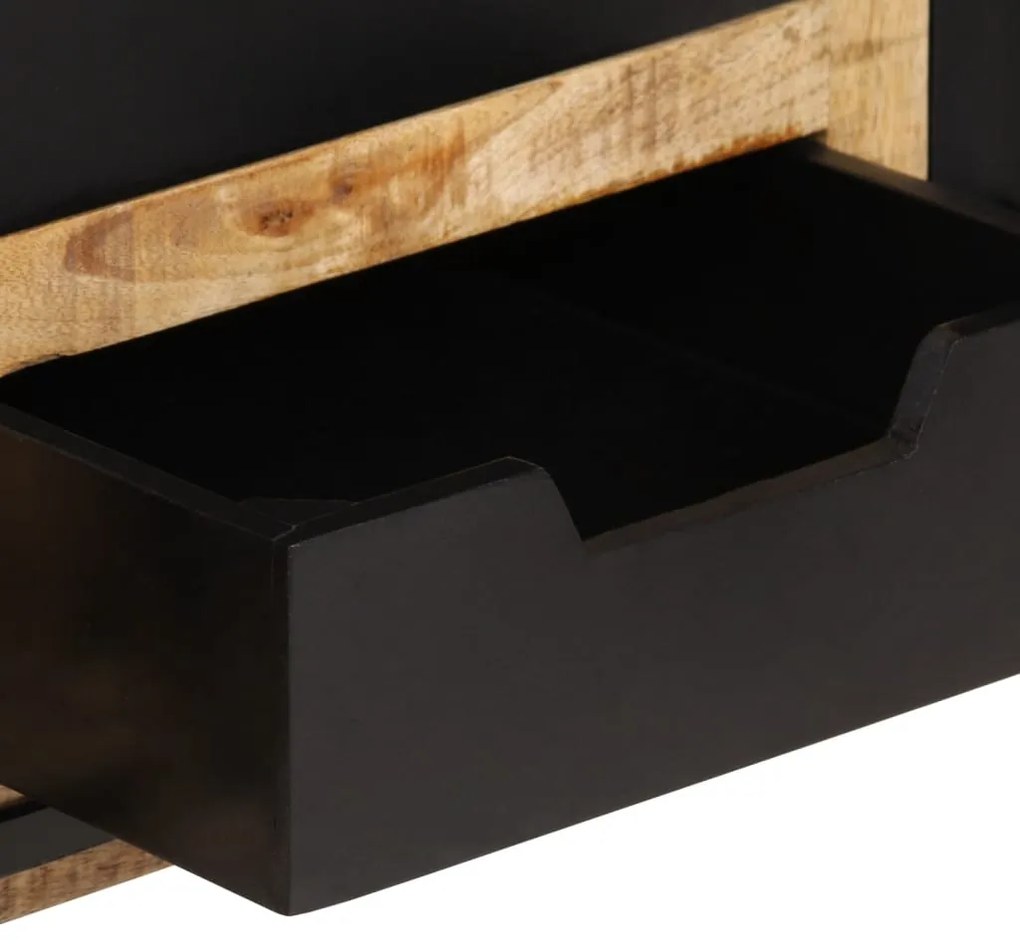 Mesa consola 100x35x75 cm madeira de mangueira maciça
