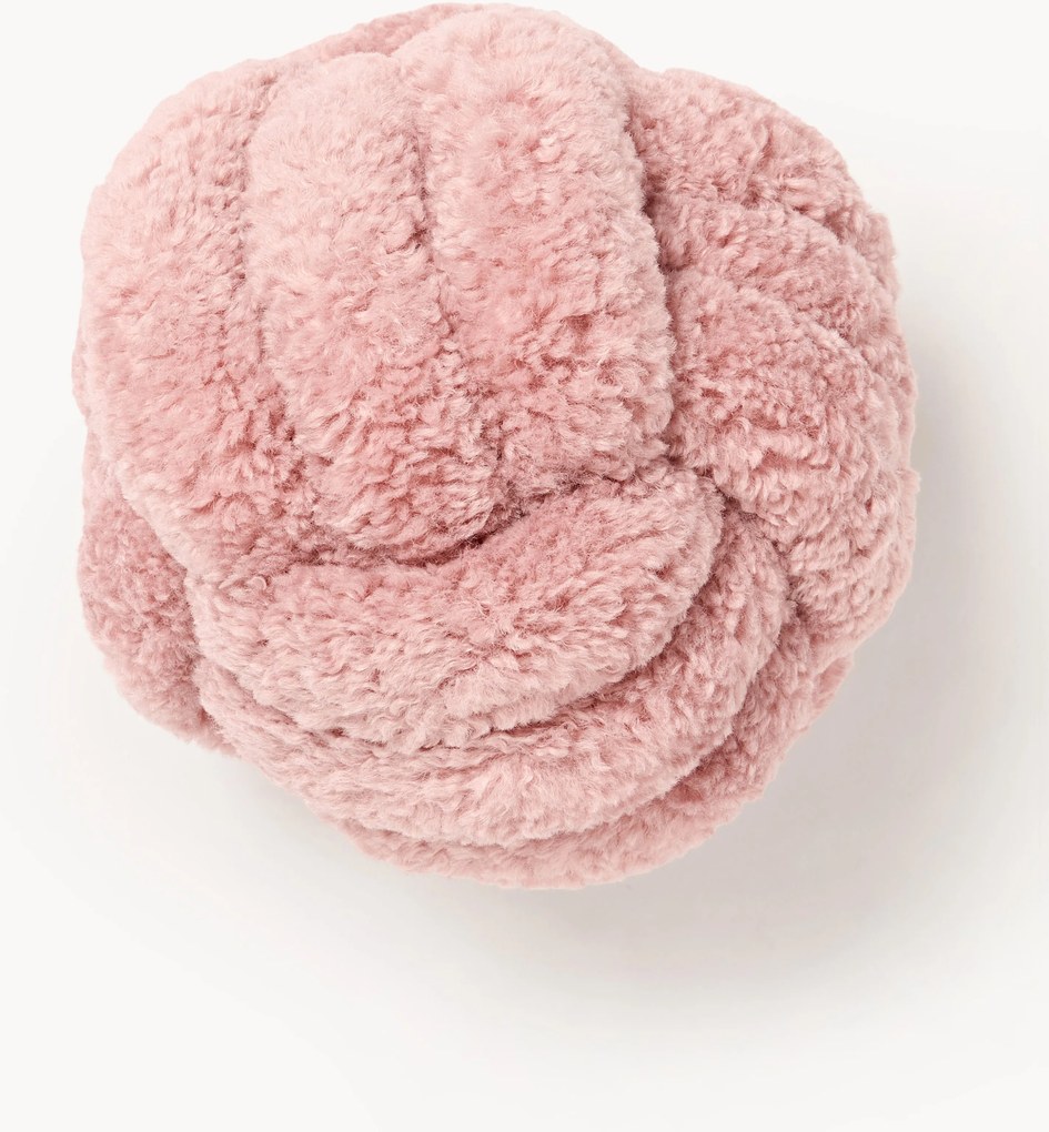 Almofada com nó em teddy Dotty