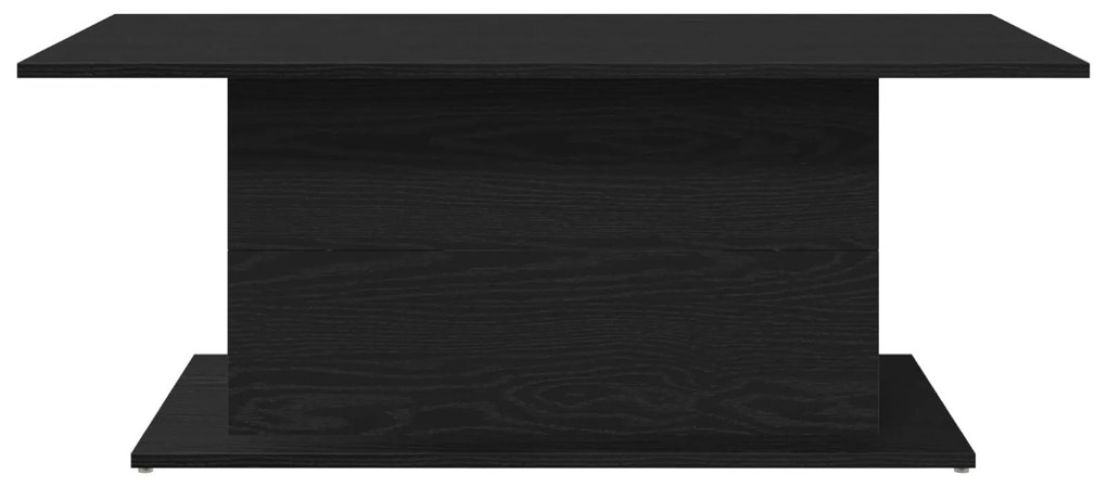 Mesa de Centro vidaXL Preto Carvalho 102x55,5x40 cm em Madeira de Enge