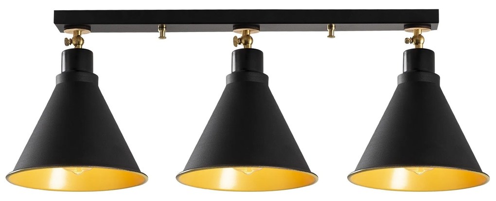 Chandelier Berceste – Preto – Diâmetro 72 cm