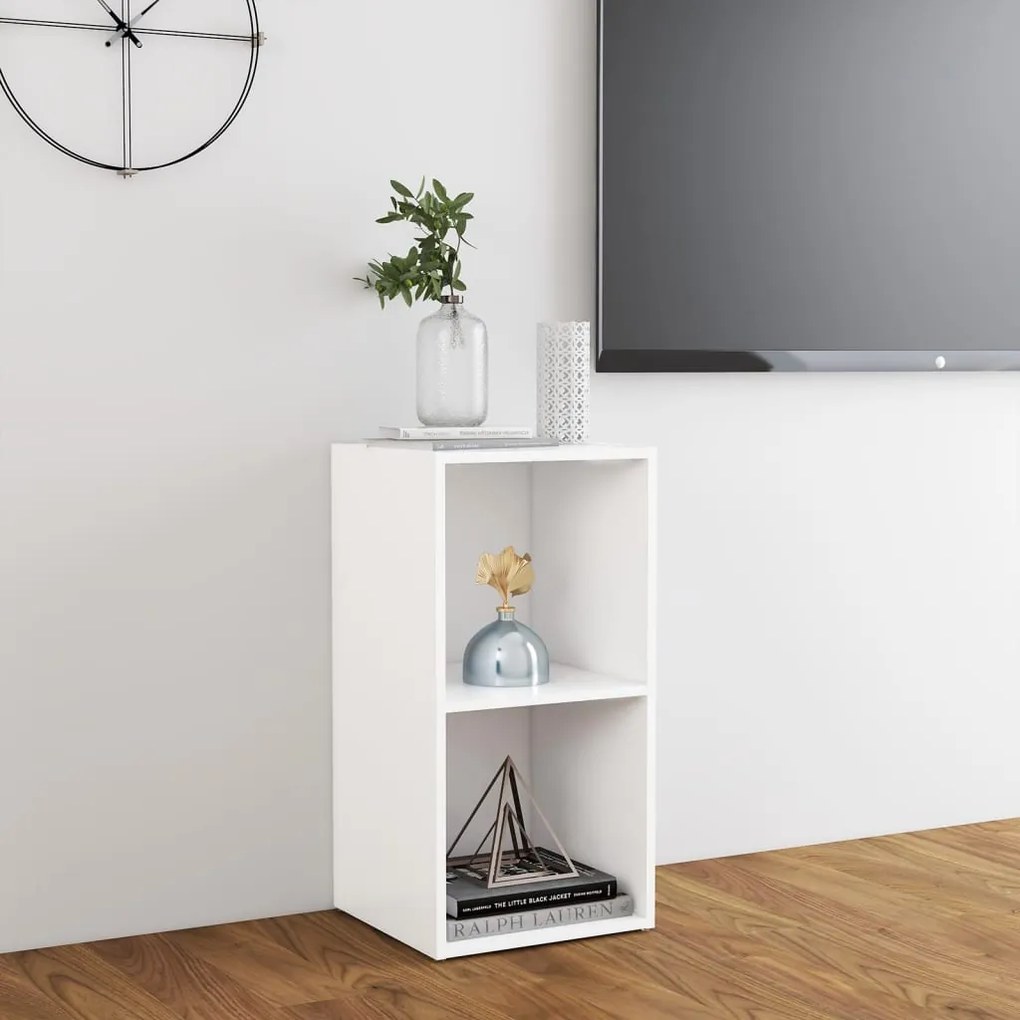 Móvel de TV 72x35x36,5 cm derivados de madeira branco