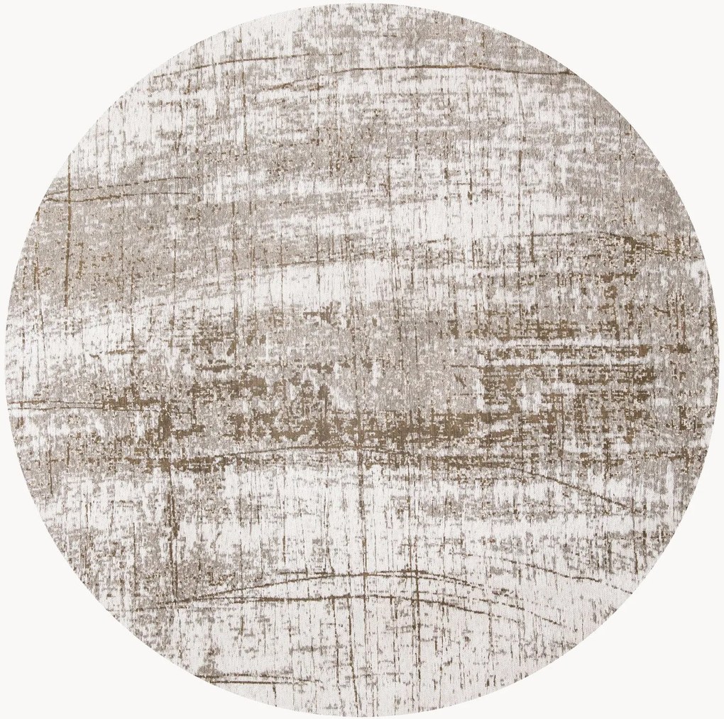 Tapete redondo lavável em jacquard para interior e exterior Griff