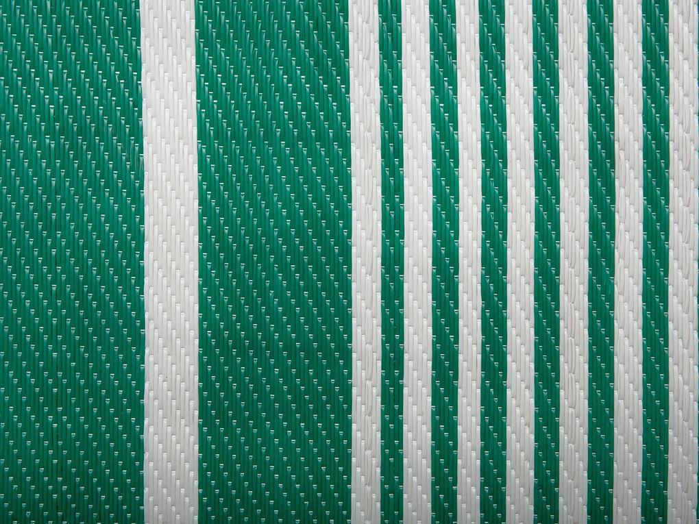 Tapete de exterior verde 90 x 180 cm HALDIA Beliani