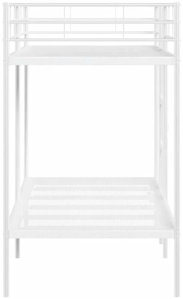 Beliche sem colchão 90x190 cm aço branco