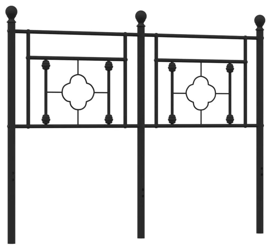 Cabeceira de cama 120 cm metal preto