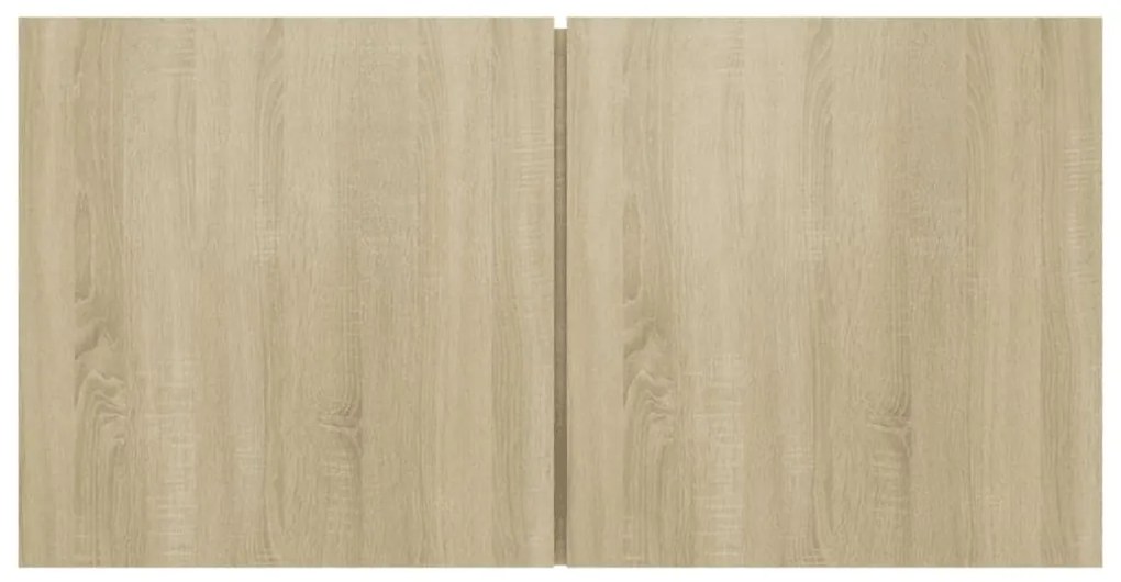 Conjunto móveis de TV 4 pcs madeira processada carvalho sonoma