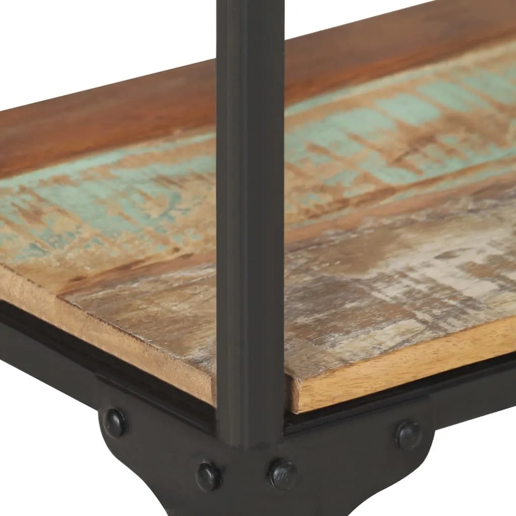 Mesa de centro 90x30x40 cm madeira recuperada maciça
