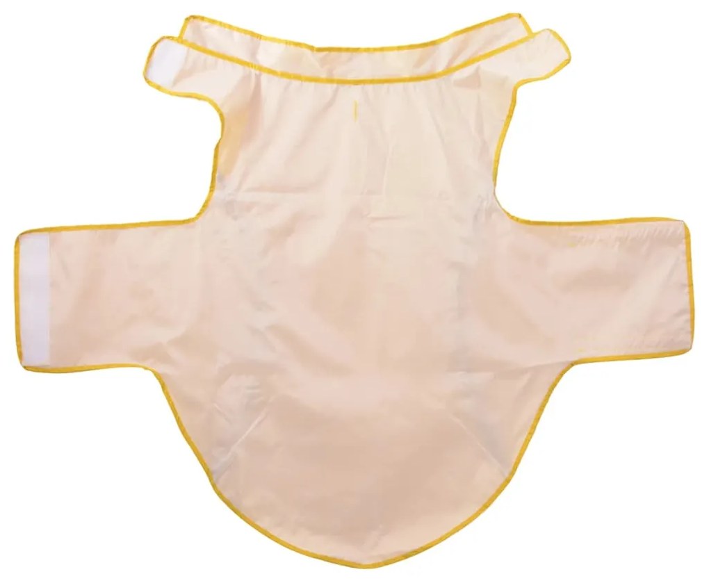 Capa de chuva para cães com tiras reflectoras amarelo 3XL