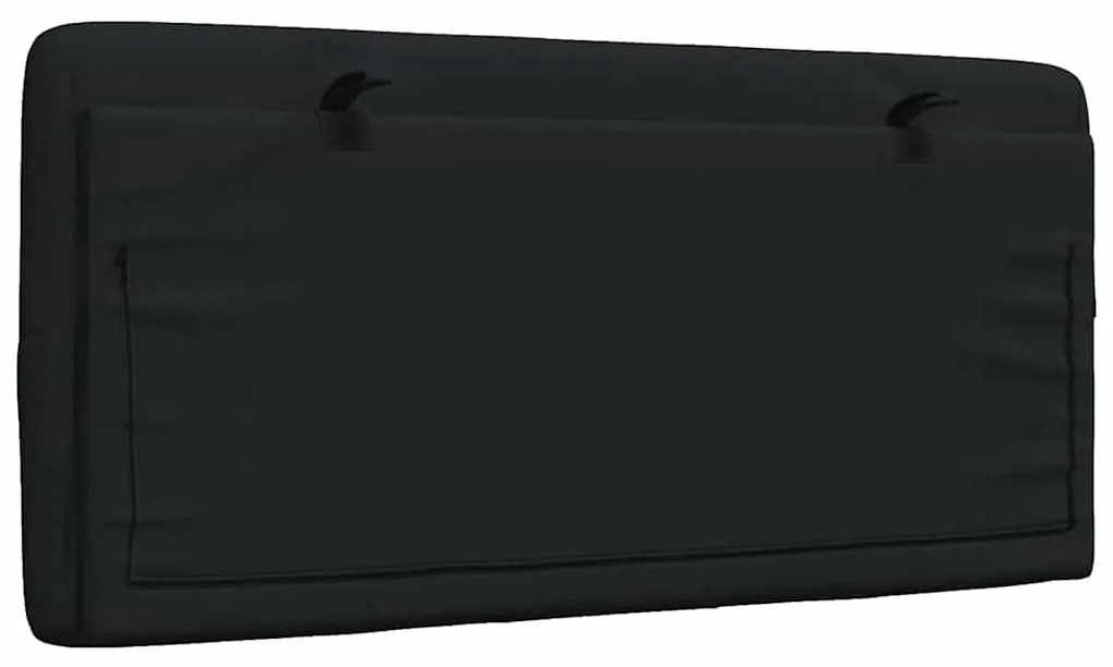Almofadão de cabeceira 100 cm tecido preto