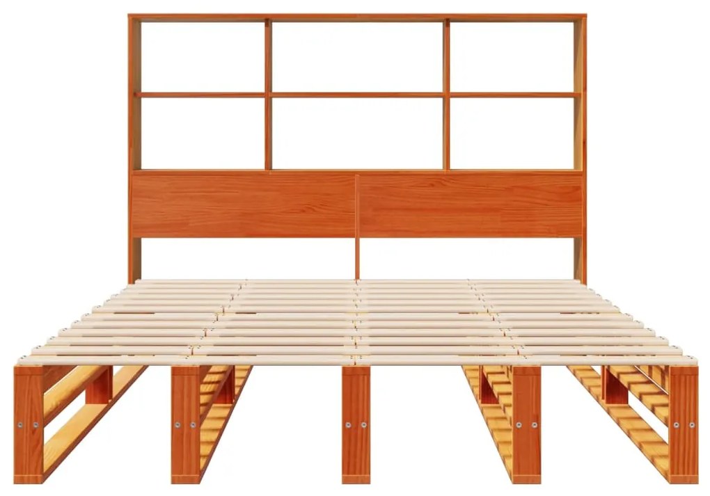 Cama com estante sem colchão 120x200cm madeira maciça
