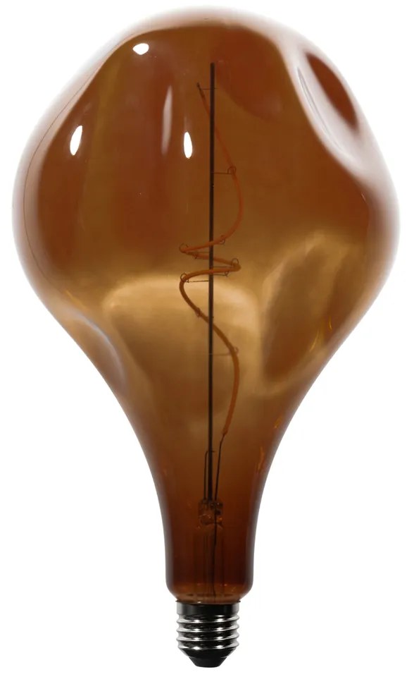 Conjunto de 5 lâmpadas LED E27 reguláveis PS160 castanho 4W 120 lm 1800K