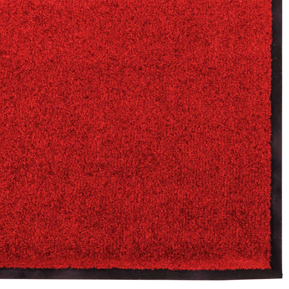 Capacho Retangular vidaXL Vermelho 120x300 cm