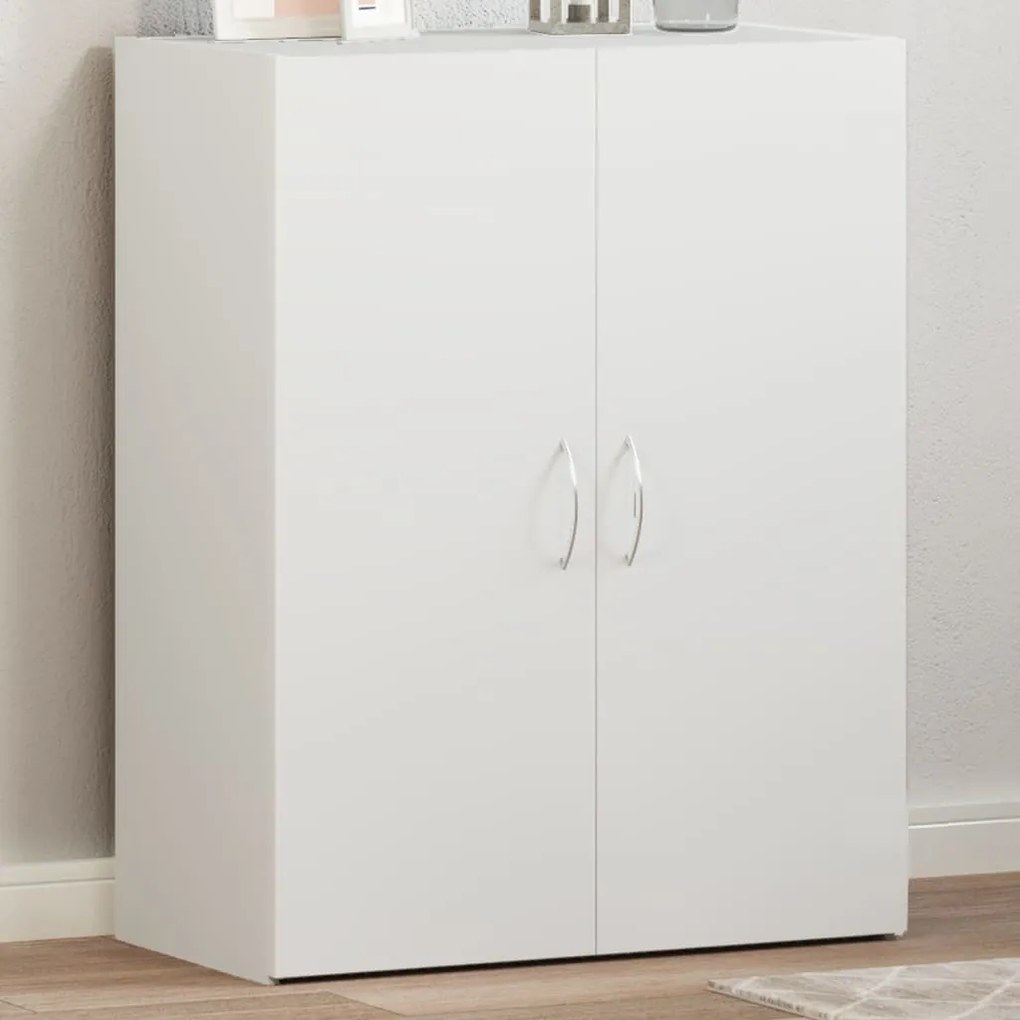 vidaXL Arquivador 60x32x77,5 cm derivados de madeira branco