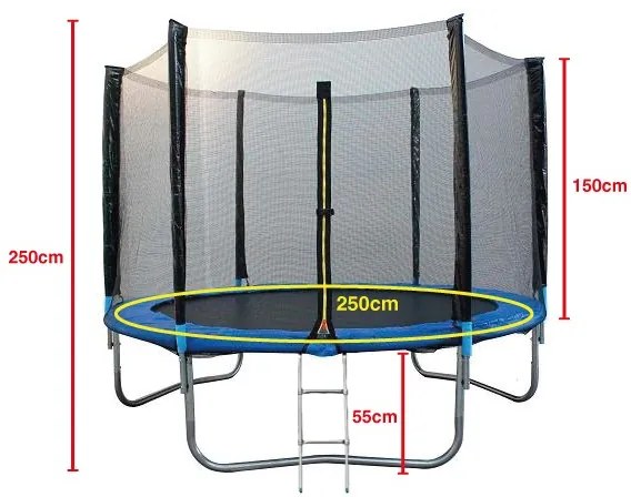 TRAMPOLIM  INFANTIL  250 AZUL