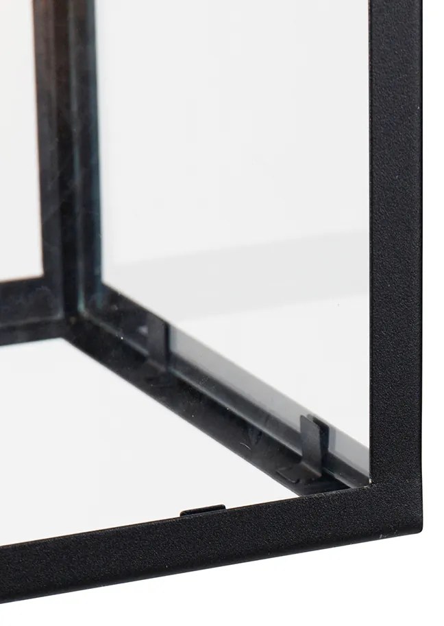 Candeeiro de suspensão exterior inteligente preto IP23 com Wi-Fi G95 - Amsterdam