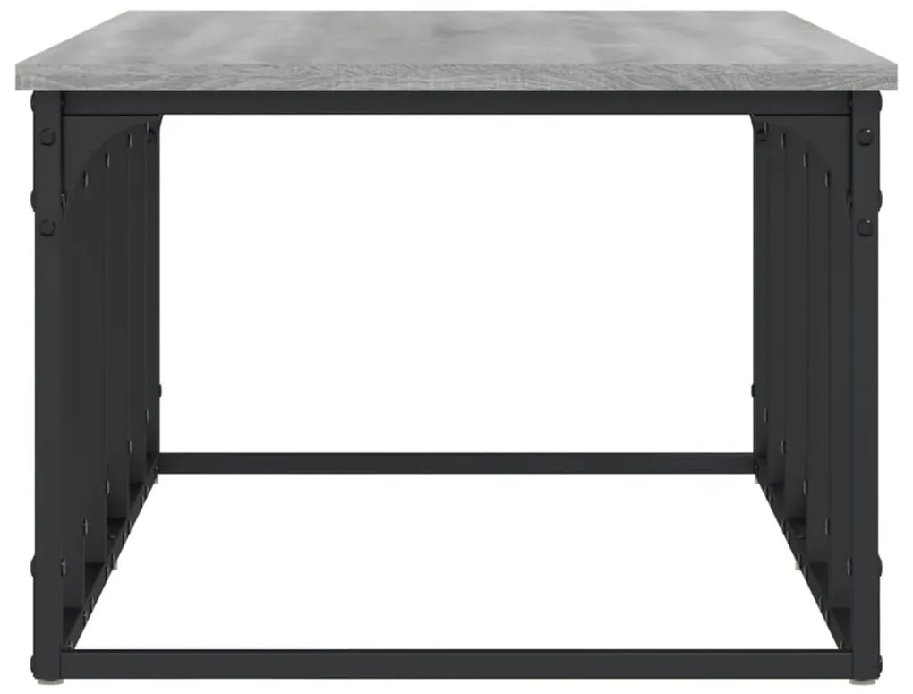 Mesa de centro 100x50x35,5 cm derivados madeira cinzento sonoma