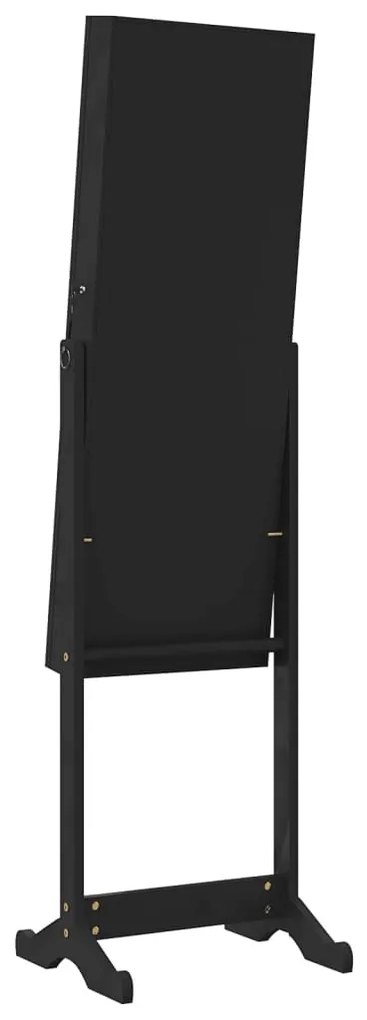 Móvel para joias independente espelhado 42x38x152 cm preto