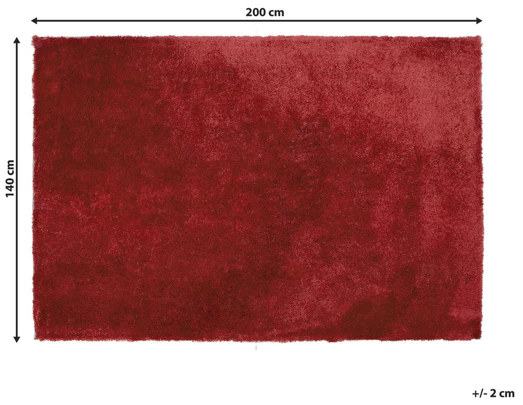 Tapete vermelho 140 x 200 cm EVREN Beliani