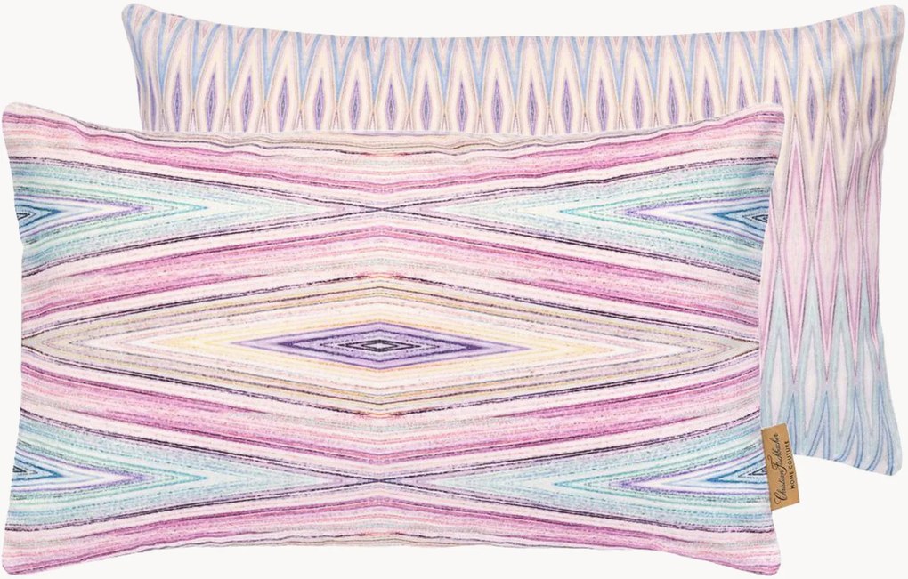Capa de almofada reversível em veludo Rhythm