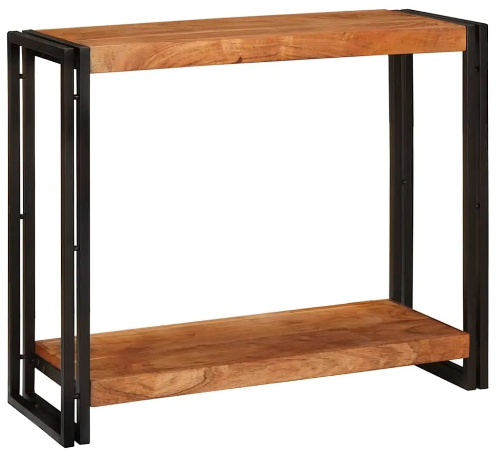 Aparador Castanho 90 x 33 x 75 cm Madeira de acácia maciça