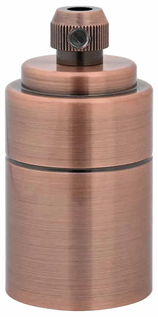 Casquilhos de lâmpadas 2 pcs Bronze vermelho E27