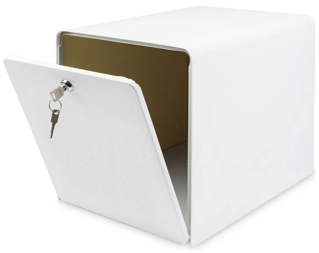 Caixa de correio Burg-Wachter   Branco Aço inoxidável Aço Galvanizado 36,5 x 28 x 31 cm