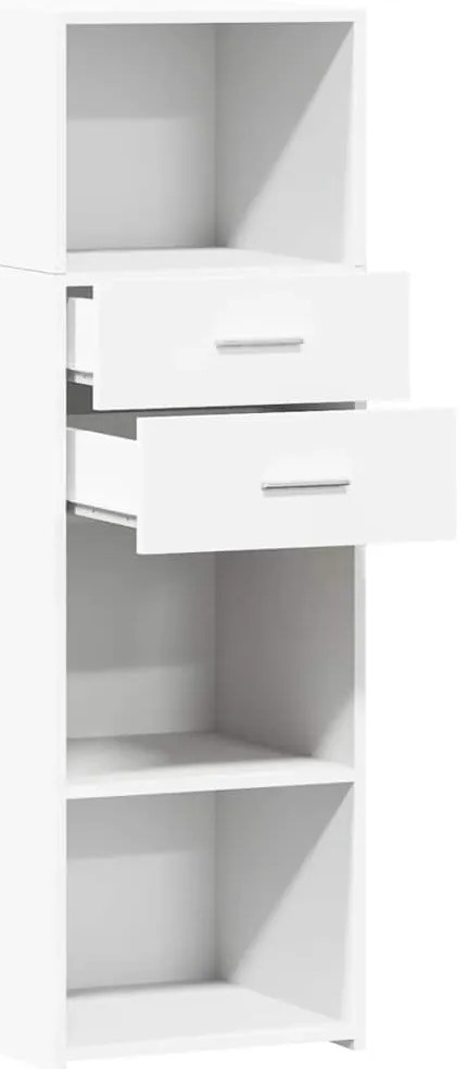 Armário alto 40x42,5x124 cm derivados de madeira branco
