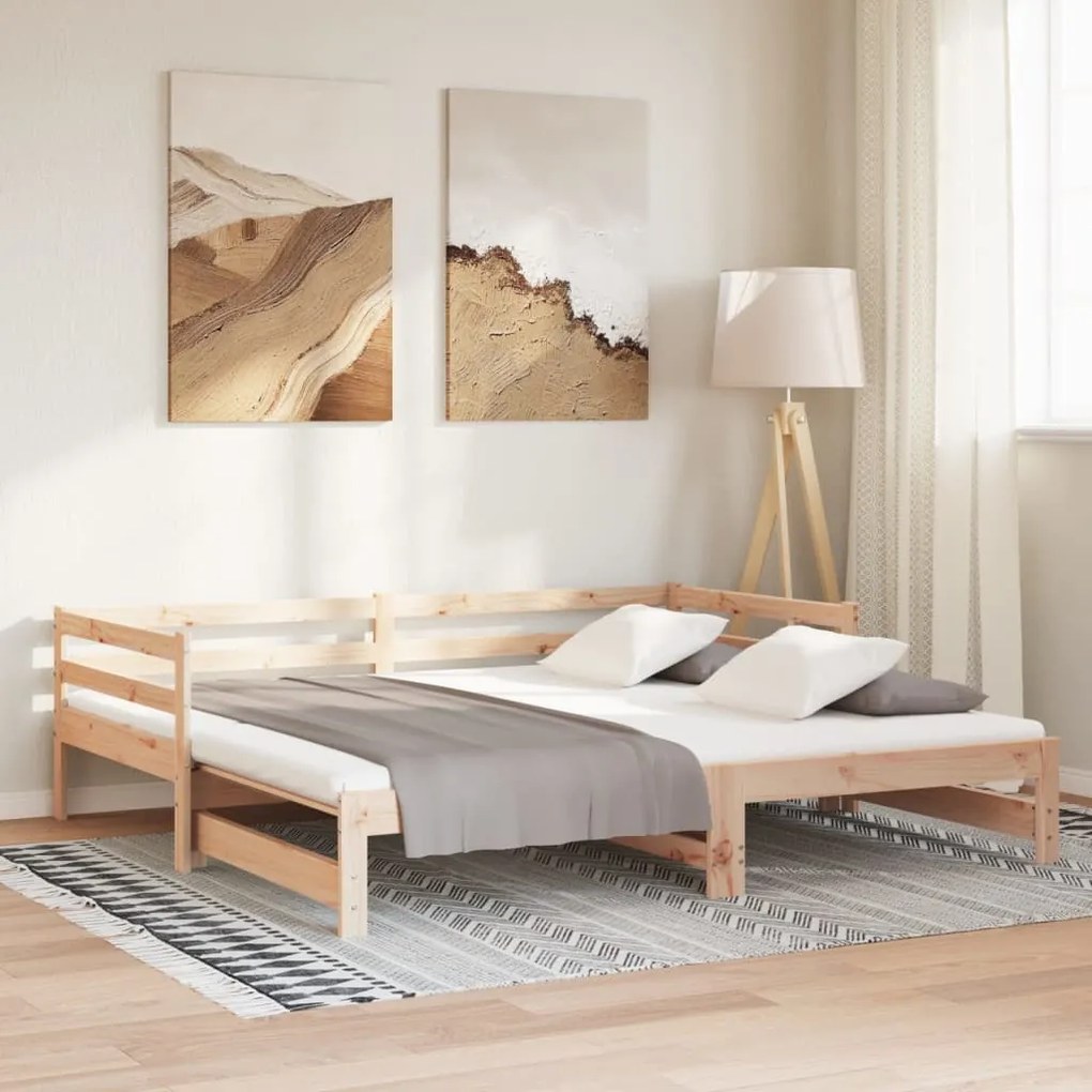 Estrutura sofá-cama de puxar sem colchão 80x200 cm