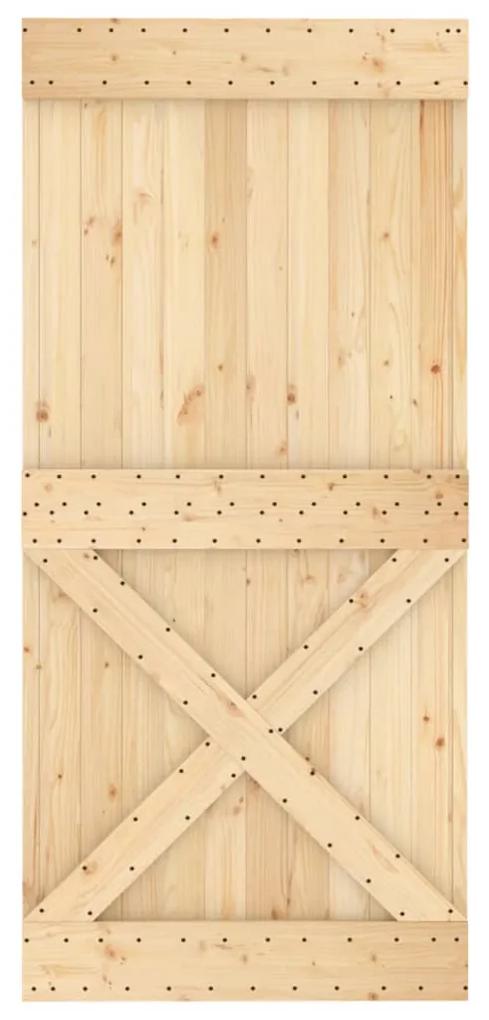 Porta NARVIK 95x210 cm madeira de pinho maciça