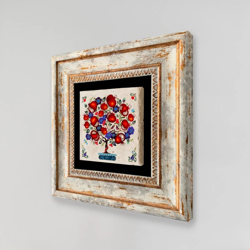 Pintura Decorativa Enquadrada TC11316 – Multicolor – 20 x 20 cm