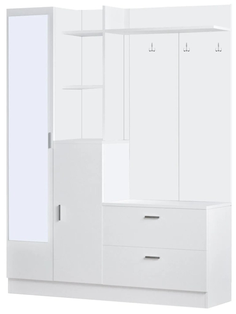 Cabideiro DD5 – Branco – 140x181,8x36,8 cm
