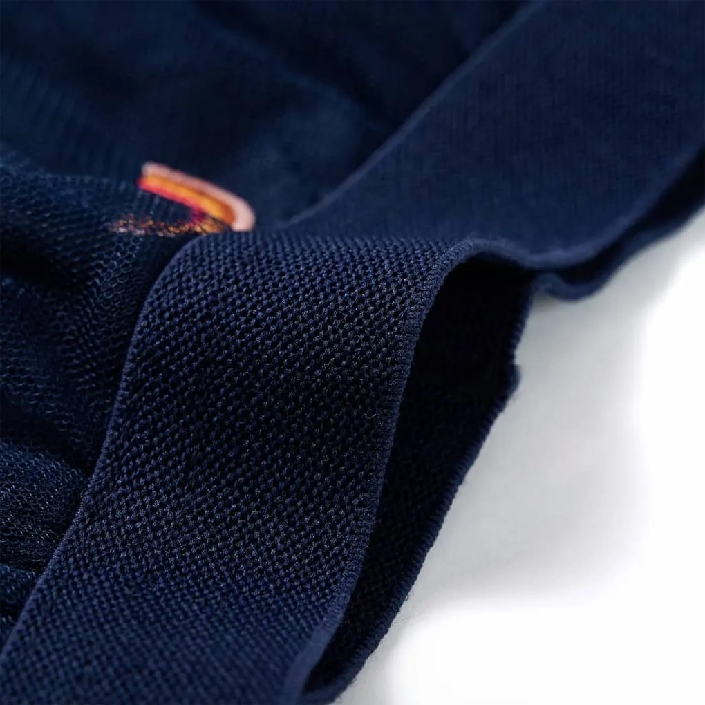 Saia para criança com tule azul-marinho 128