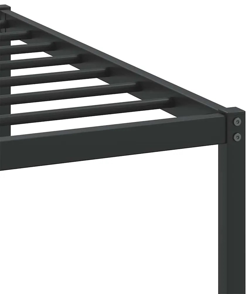 Estrutura de cama sem colchão 107x203 cm carvalho castanho