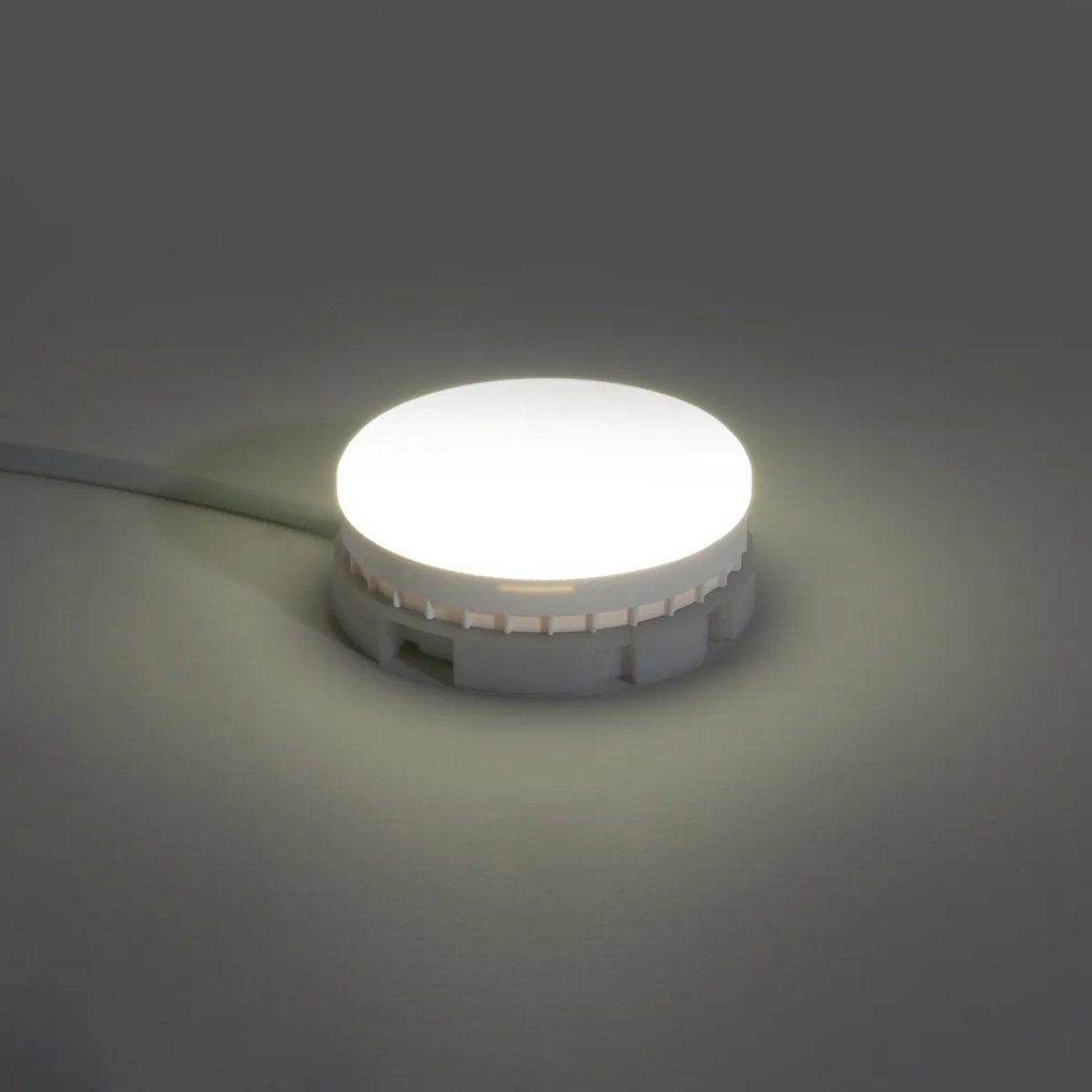 Conjunto de 5 lâmpadas LED GX53 Dim to Warm 7W 750 lm 2700K-4000K